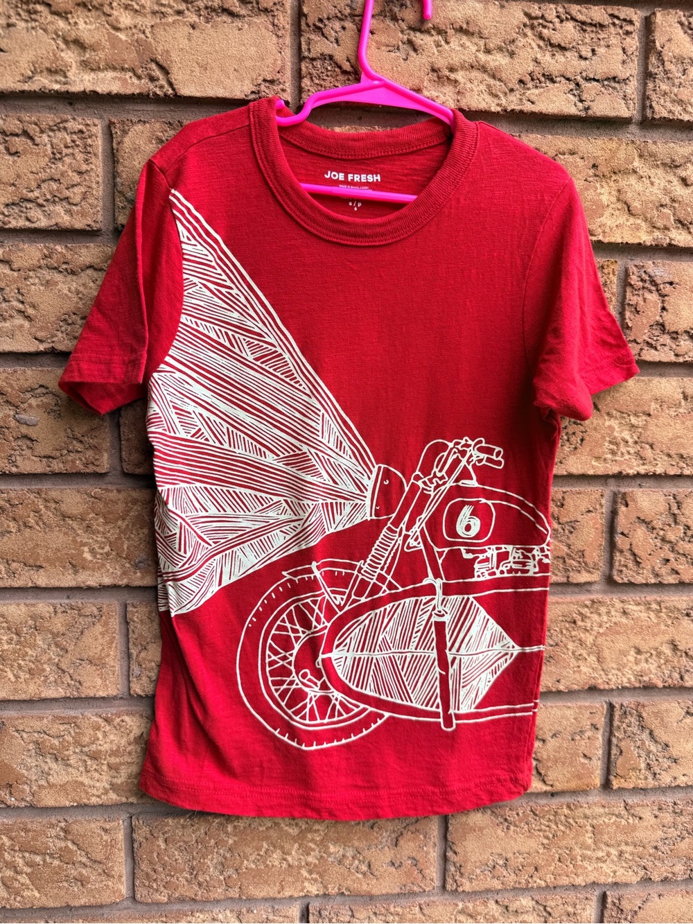 💫10/$25 • Joe Fresh Sketched Speed Motorbike Graphic Tee